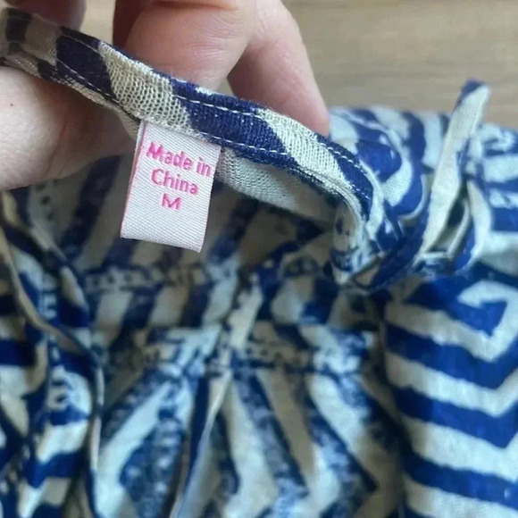 Plenty By Tracy Reese Linen 2 Pieces Set Counting Angels Faux-wrap Dress Sz M - Picture 6 of 7